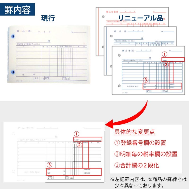 Kokuyo 3-Piece Invoice with Receipt Duplication Booklet, "No Carbon", B6