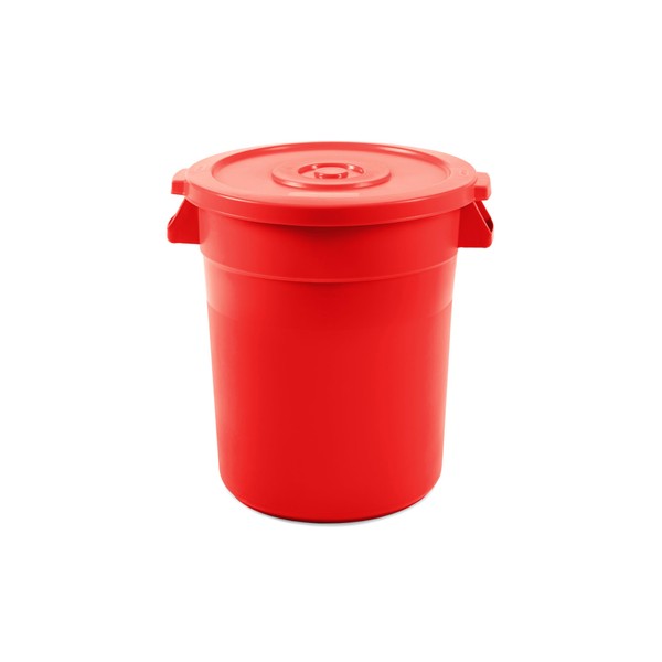 PRO&Family 20 Gallon Trash Can with Lid Round Ingredient Storage