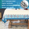 STCRERAG Pack of 8 Flower Tablecloth Weights, Stainless Steel Tablecloth