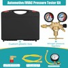 Drkerr 53010 Automotive HVAC Pressure Tester Kit, Nitrogen Pressure Regulator,