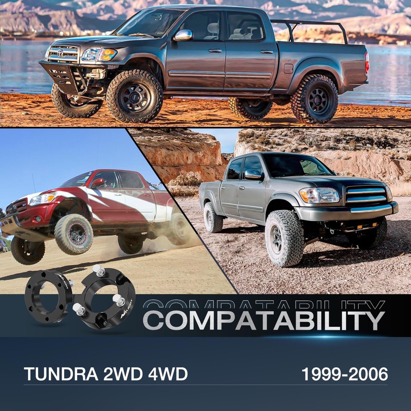 Nilight 2 inch Tundra Leveling Lift Kit for 1999 2000