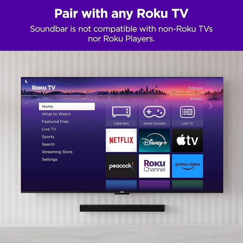 Roku Streambar SE 2-in-1 TV Soundbar with Built-in 4K/HD/HDR Streaming