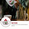 DOITOOL Christmas Tree Teapot Ceramic Christmas Tea Pot with Snowman