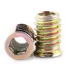 Hilitand 20 Pcs M8 Zinc Alloy Furniture Hex Drive Nut,