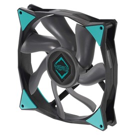 IceGALE 140mm PWM Ball Bearing High Performance Case Fan Black 5.5" Computer Fan Desktop Compatible