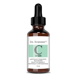 Dr. Brenner Suero de vitamina C 20 puro cido L-ascrbico, cido ferlico, vitamina E y cido hialurnico para cara y ojos, natural, antienvejecimiento,... 
