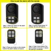 Outdoor Door Gate Alarm with Remote Control, Wireless Weatherproof Entry