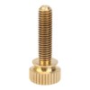 50Pcs Flat Knurled Thumb Screw Wring Round Head Pure Copper