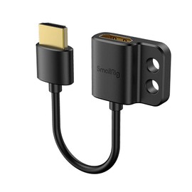 SMALLRIG Ultra Slim 4K Cable Adapter Cable Full Male to Full Female 14 cm (A to A) for BMPCC 4K & 6K & 6K Pro/for Sony A7S III/for Pana.Sonic GH5, S1H - 3019