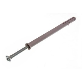 Frame Fixing Screw with Nylon Wall Plug Window Anchor M10 x 140 mm Pack of 4