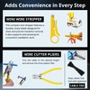 RJ45 Crimp Tool, Ethernet Crimper Tool Kit With CARRYING CASE,