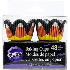 Wilton Petal Candy Corn 48-Pack Baking Cup, Mini