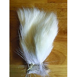 Creative Angler Deer Hair for Fly Tying or Tying Flies - Fishing Accessories and Fishing Gear for Fly Fishing - Perfect for a Fishing Kayak or Fishing Boat - Fly Fishing Accessories (White)