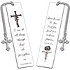 Zaamwoyy Christian Gifts, Metal Religious Bible Verse Bookmark, Inspirational Christian