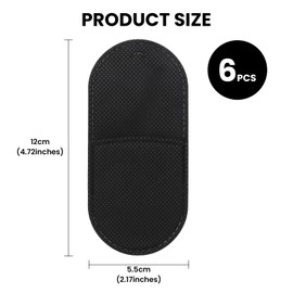 Ouligay 6pcs Glasses Eye Patch Black Eye Patch Reusable Lazy Eye Patch Adult Medical Eye Patches for Adults to Treat Lazy Eye Amblyopia Strabismus