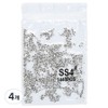 Varna Crystal Flat Stone Nail Parts 1440p SS04, 4 pieces / 바르나 크리스탈 평스톤 네일파츠 1440p SS04, 4개
