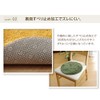 Soft Mix Shaggy, Round Chair Pad, Thread, Size: Approx. 13.8