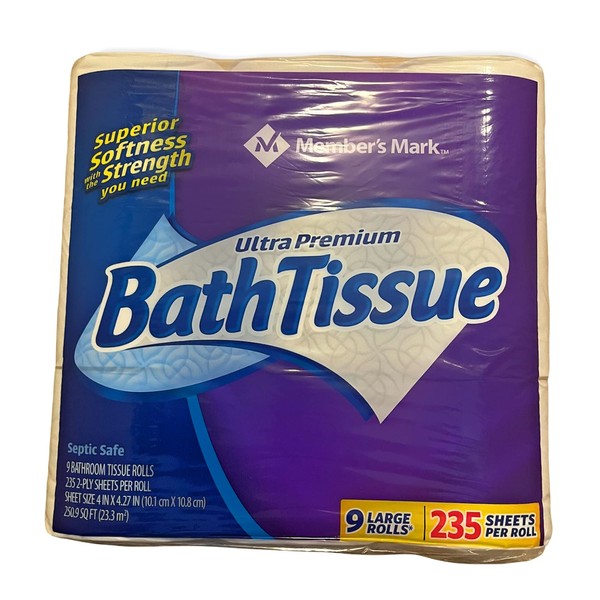 Member's Mark Bath Tissue Ultra Premium 2-ply (9 Rolls)