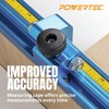 POWERTEC 71163-P2 Left to Right Measure Tape with Adhesive Backing,