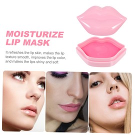 Outanaya 20pcs lip mask hydrating lip plumper patch sleeping lip patches anti- aging lip balm Lip Film night lip balm lip pads natural lip balm Treatment Mask water blindfold Miss hydrated