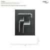 HEXIM Angle Profiles Isosceles White PVC Plastic Angle Selection Dimensions