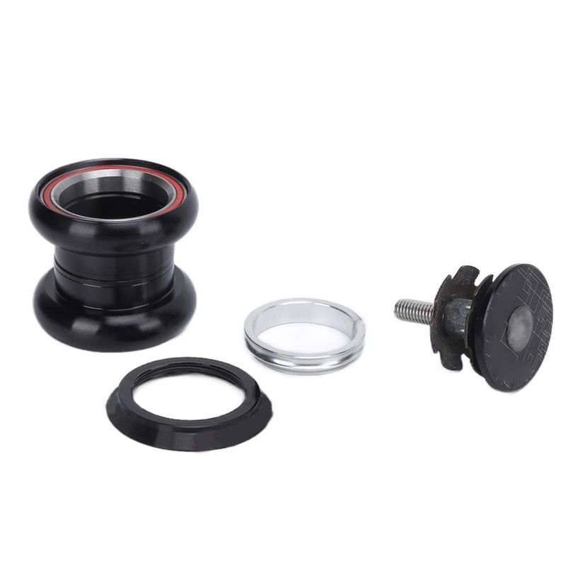 LeBycle Bicycle Double Bearing Headset with 28.6mm Straight Fork Waterproof