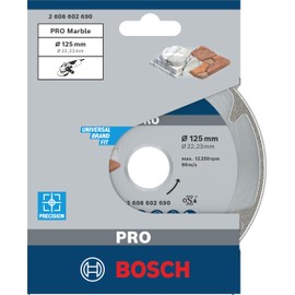 Bosch 2608602690 Diamond Cutting disc Best for Marble, Silver/Grey