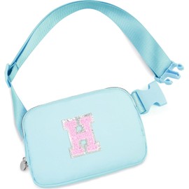 Birthday Gifts for 4 5 6 7 8 9 10 11 12 13 14 Year Old Girls,Cute Trendy Stuff Belt bag Fanny pack Crossbody Bags for Teens Kids Daughter Sister Her Women,Blue H