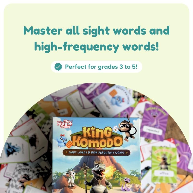 THE FIDGET GAME King Komodo - Choose your option: Grade