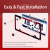 Personalise Trinidad and Tobago Flag License Plate Frame Patriotic License