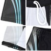 Aquarti Boys' Swimming Trunks with Contrasting, 16101 Black/Blue