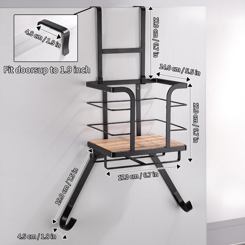 AIDILI Over the Door Ironing Board Holder - Iron Board