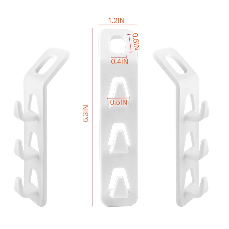 Cascading Clothes Hanger Hooks,Space Saving Series Multi-Function Multi-Layer Cabinet Clothes