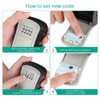 ORIA Key Safe Key Box Pack of 2, 4-Digit Combination