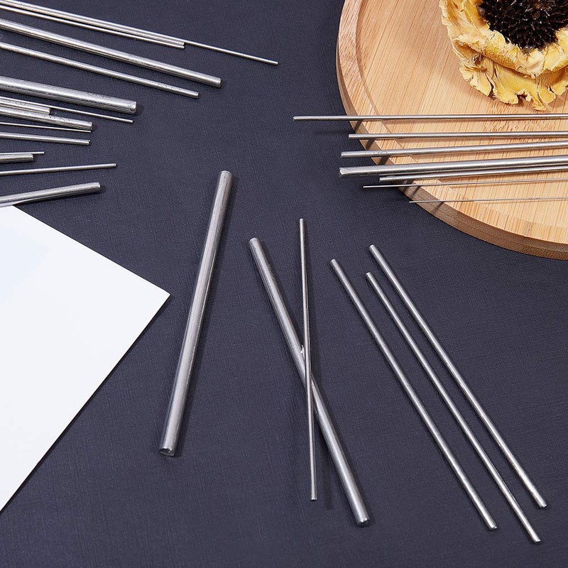 PH PandaHall 30 Size Mandrels, Stainless Steel Mandrel Dowels for