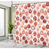 (180cm Long) - Ambesonne Christmas Shower Curtain, Cloth Fabric Bathroom