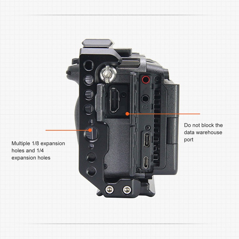 Camera Cage Accessorie Precise Opening Easy Installation Aluminum Alloy Camera