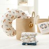 GRSSDER Reversible Nursing Pillow Cover, Ultra Soft Stretchy Minky Removable