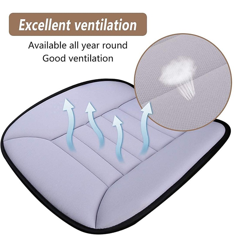 MYFAMIREA Car Seat Cushion Pad 1.2" Thick Comfort Seat Protector