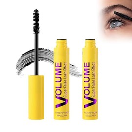 Bubble Mascara - Smudge-Proof, Volume and Length Formula for Bold, Lengthening and Curling, Natural, Thick, Long Lasting Waterproof and Sweatproof, Ca