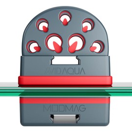 AvidAqua MTO-7 Magnetic Dosing Tube Organizer for Aquarium Sump - 7-Line Holder for Saltwater Reef Tank