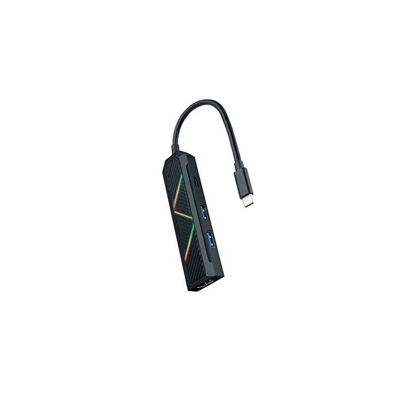 USB C Hub with Dual USB-A and One USB-C Port