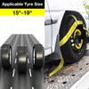 Tow Dolly Basket Straps with Flat Hook-2 Pack,Car Wheel Strap