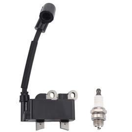 291337001 Ignition Coil + Spark Plug for Ryobi RY254BC RY251PH RY252CS RY253SS 2 Cycle 25cc 25.4cc String Trimmer Brush Cutter