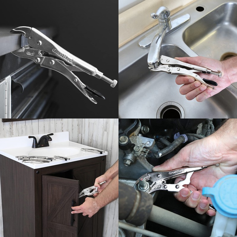 GreatNeck 74230 5 Piece Locking Plier Set
