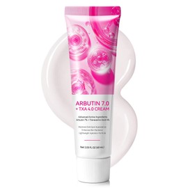 RTEWXLP Arbutin 7% & Tranexamic Acid 4% Face Cream, Hydrating & Moisturizing Skin Cream, Improves Skin Dullness for Even & Radiant Skin Tone,Non-Irritating,Korean Skin Care, 2.03 fl.oz