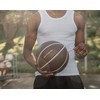 Modest Vintage Player Ltd Products Dark Brown Leather Basketball
