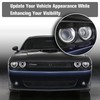 LitMiRaCle Dodge Challenger Headlights Bulbs, LED Headlamps Air Inserts Assembly