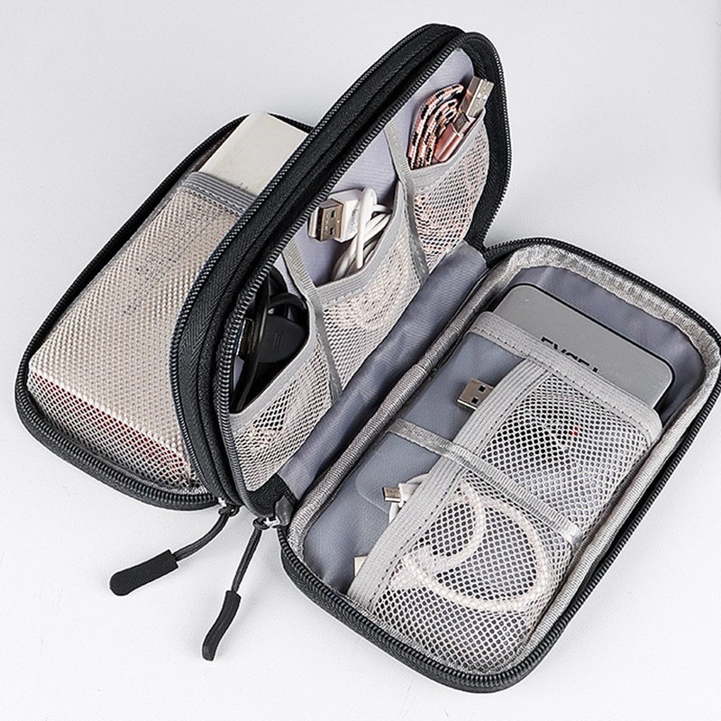 Travel Cable Organiser Bag Portable Electronics Accessories Organizer 3 Layers