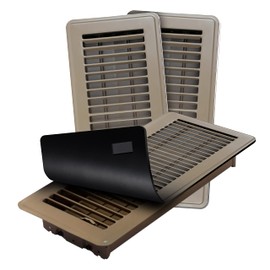 SEAL360 Magnetic Floor Vent Covers (3-Pack), Pocket for Complete Seal, 5.5" X 12" (Brown Vent Replica) for Floor Air Vents and Registers, Vent Not Included, Not for Wall or Ceiling Vents